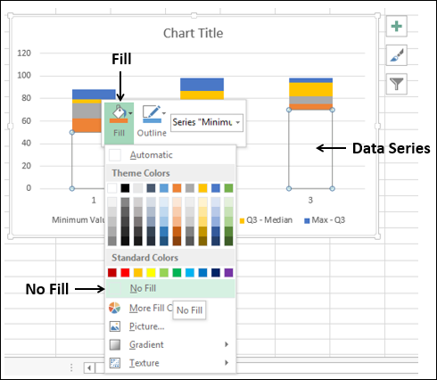 Right Click on Bottom Data