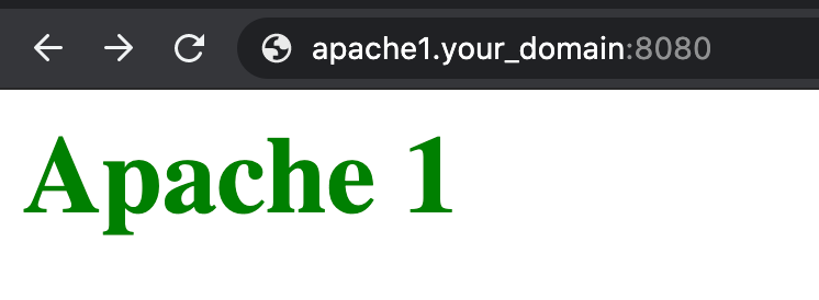 apache1 索引页