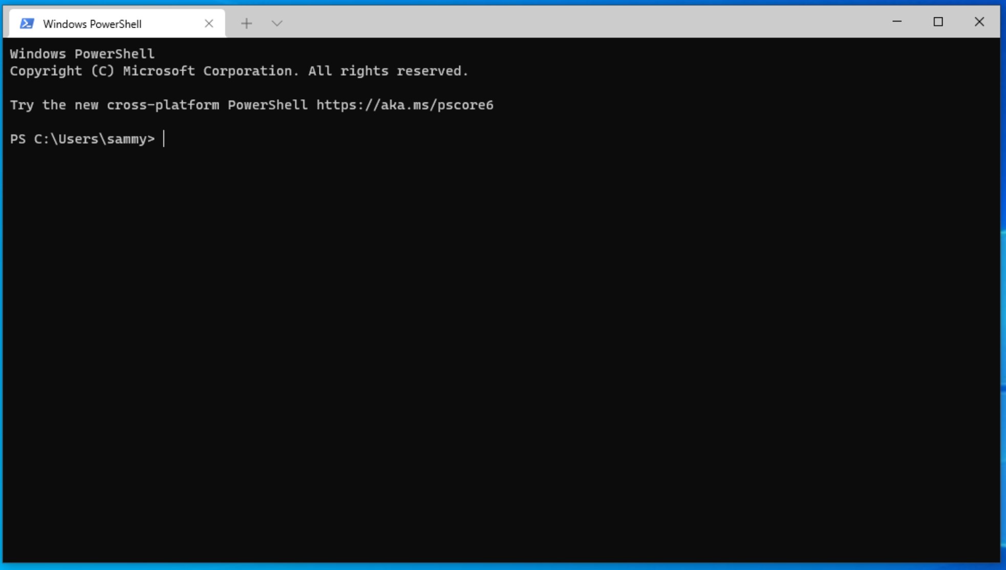 默认 Windows 终端打开 PowerShell